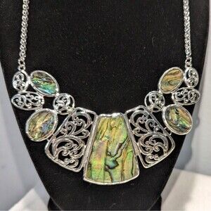 Bib Abalone Style Necklace Beach Summer Ready
